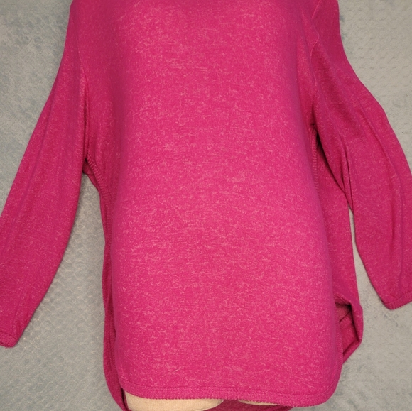 NEW Per Se WOMENS Pink Braided sides Sweater-SOZE 2XL - NWT - Picture 7 of 13